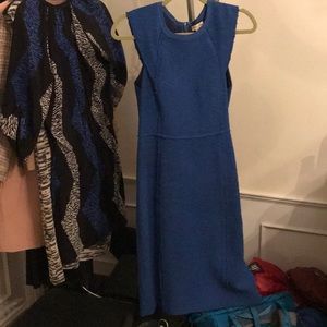 Rebecca Taylor dress with crop sweater